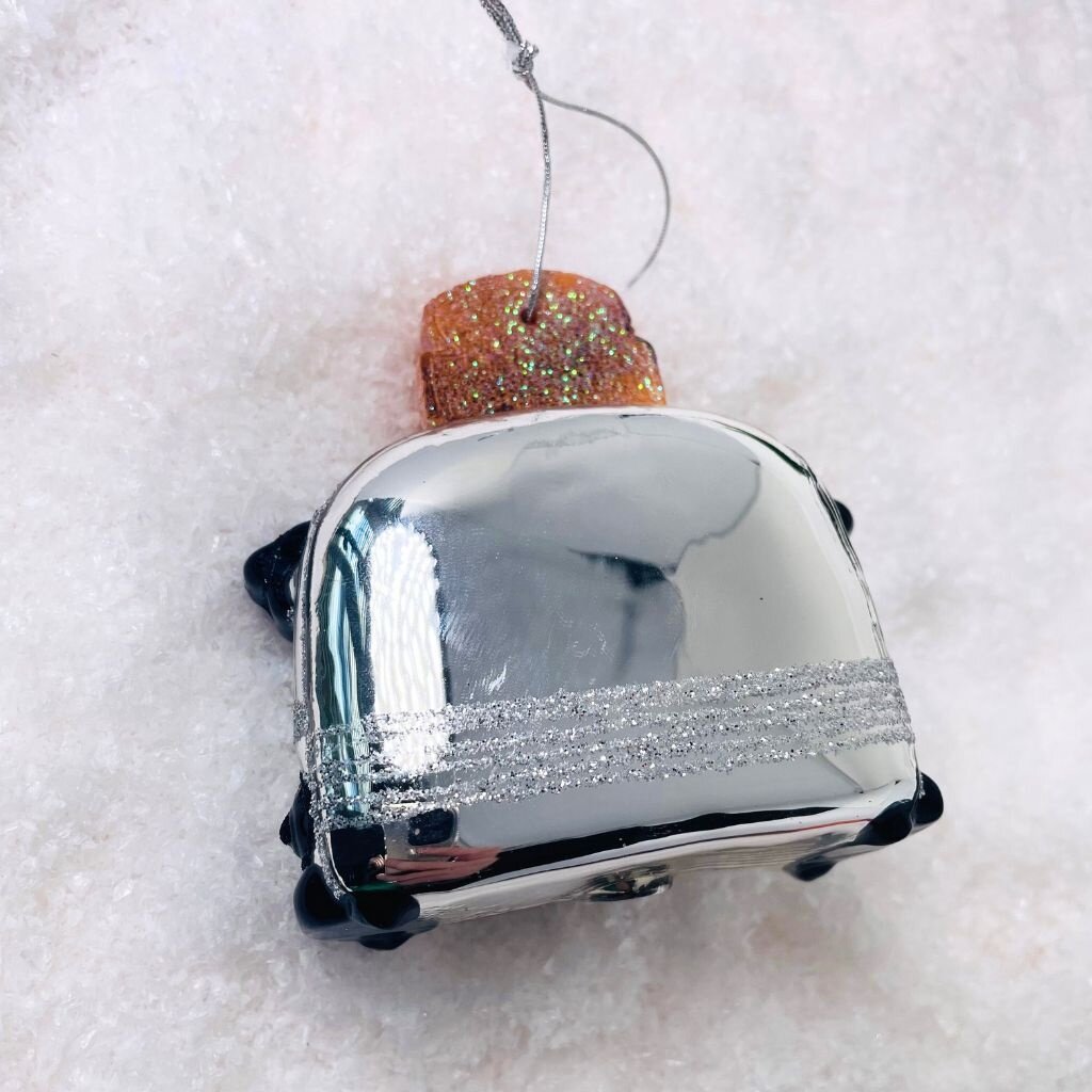 Cody Foster Silver Toaster Ornament