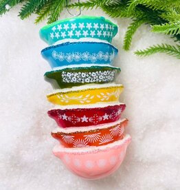 Cody Foster Stacked Rainbow Mixing Bowls Ornament