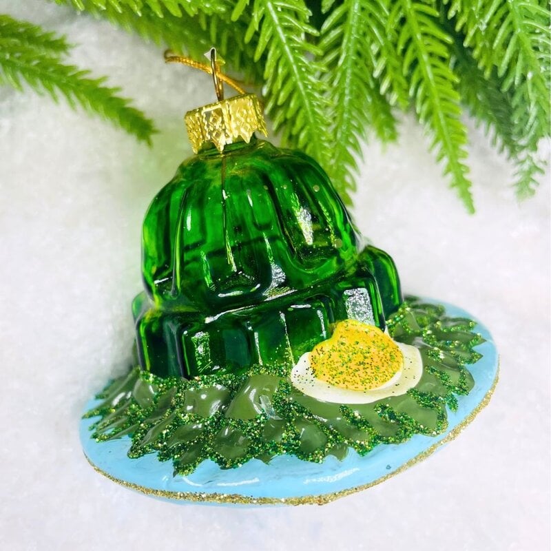 Cody Foster Retro Green Jello Ornament