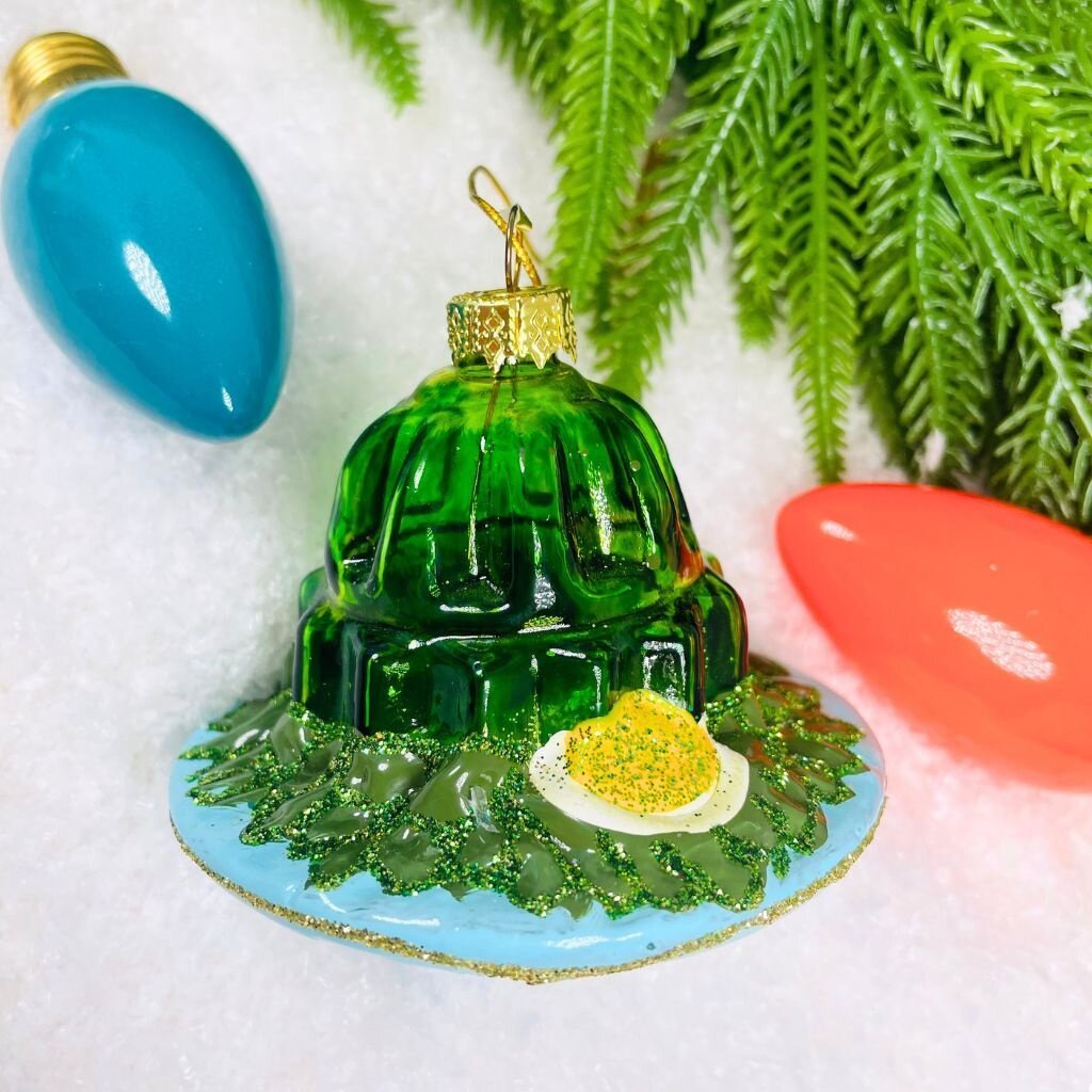 Cody Foster Retro Green Jello Ornament