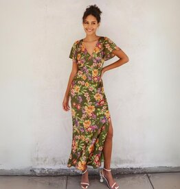 Dress Forum Garden Party Flutter Sleeve Maxi Dress