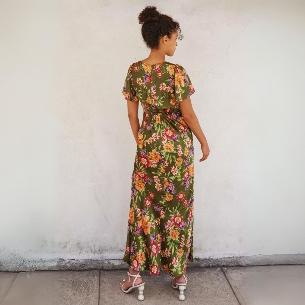 Dress Forum Garden Party Flutter Sleeve Maxi Dress