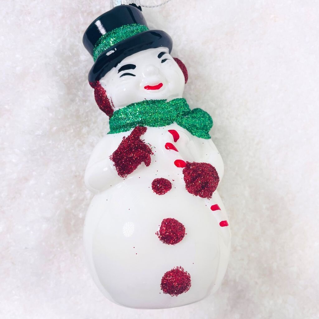 Cody Foster Snowman Blow Mold Ornament