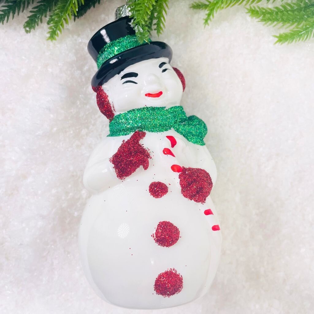 Cody Foster Snowman Blow Mold Ornament