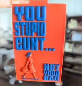 Deven & Ned You Stupid Cunt Luggage Tag