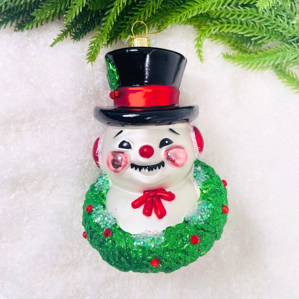 Cody Foster Jolly Snowman Ornament