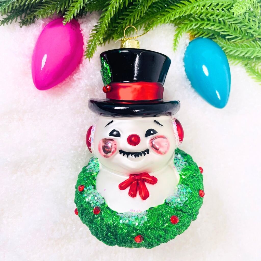 Cody Foster Jolly Snowman Ornament