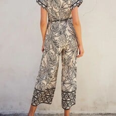 Dress Forum Collared Button Front Jumpsuit