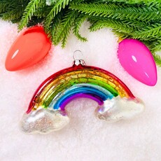 Cody Foster Rainbow And White Clouds Ornament