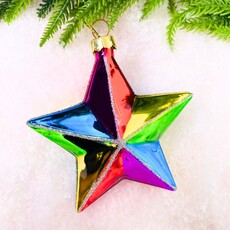 180 Degrees Spectrum Star Ornament