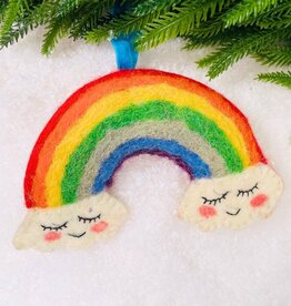 Cody Foster Jolly Rainbow Felt Ornament