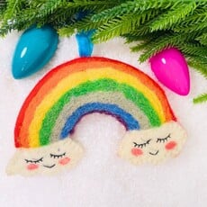 Cody Foster Jolly Rainbow Felt Ornament