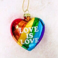 Cody Foster Love Is Love Heart Ornament