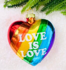 Cody Foster Love Is Love Heart Ornament