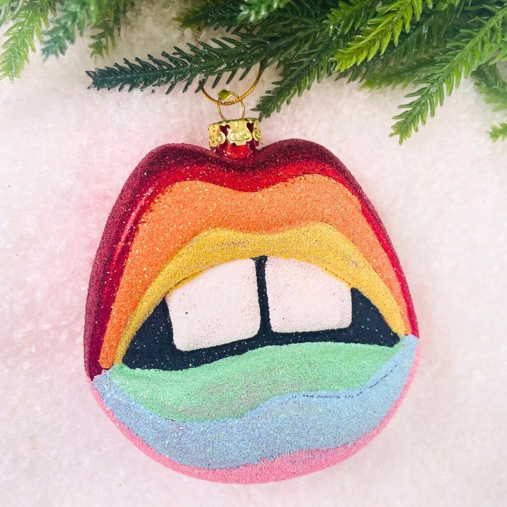 Cody Foster Spectrum Lips Ornament