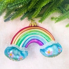 Cody Foster Glitter Pride Rainbow Ornament