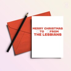 That's So Andrew To/From The Lesbians Holiday Card