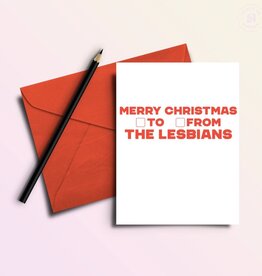 That's So Andrew To/From The Lesbians Holiday Card