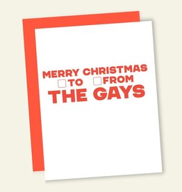 That's So Andrew To/From The Gays Holiday Card
