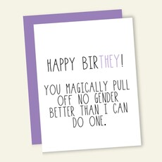 That's So Andrew Happy Birthey Non Binary Birthday Card