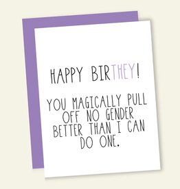 That's So Andrew Happy Birthey Non Binary Birthday Card