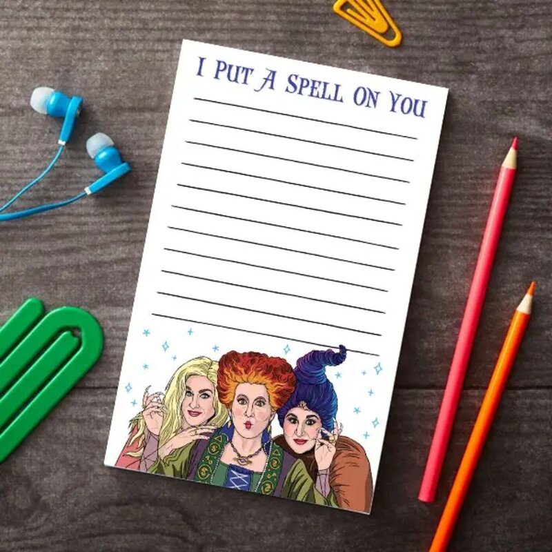 The Found Hocus Pocus Notepad