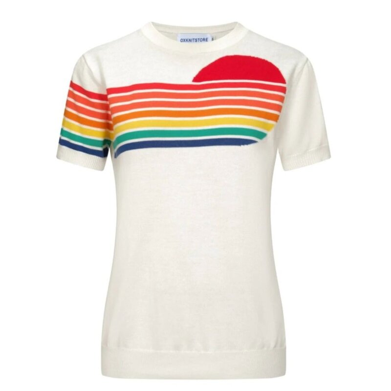 OxKnit Colors for Sunrise Short Sleeve Knit
