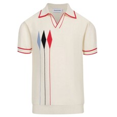 OxKnit SP25 3 Diamonds Knit Polo
