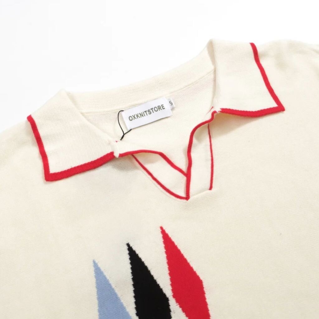 OxKnit SP25 3 Diamonds Knit Polo