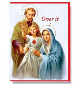 Smitten Kitten Over It Holiday Card