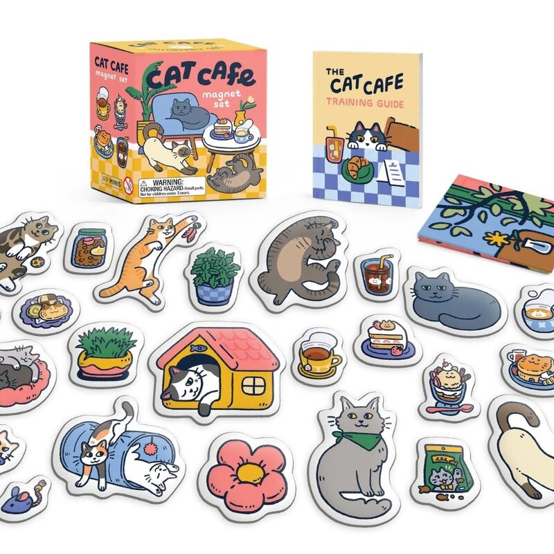 Hachette Cat Cafe Magnet Set