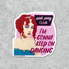 Citizen Ruth Chappell Roan Pink Pony Club Vinyl Sticker