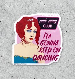 Citizen Ruth Chappell Roan Pink Pony Club Vinyl Sticker