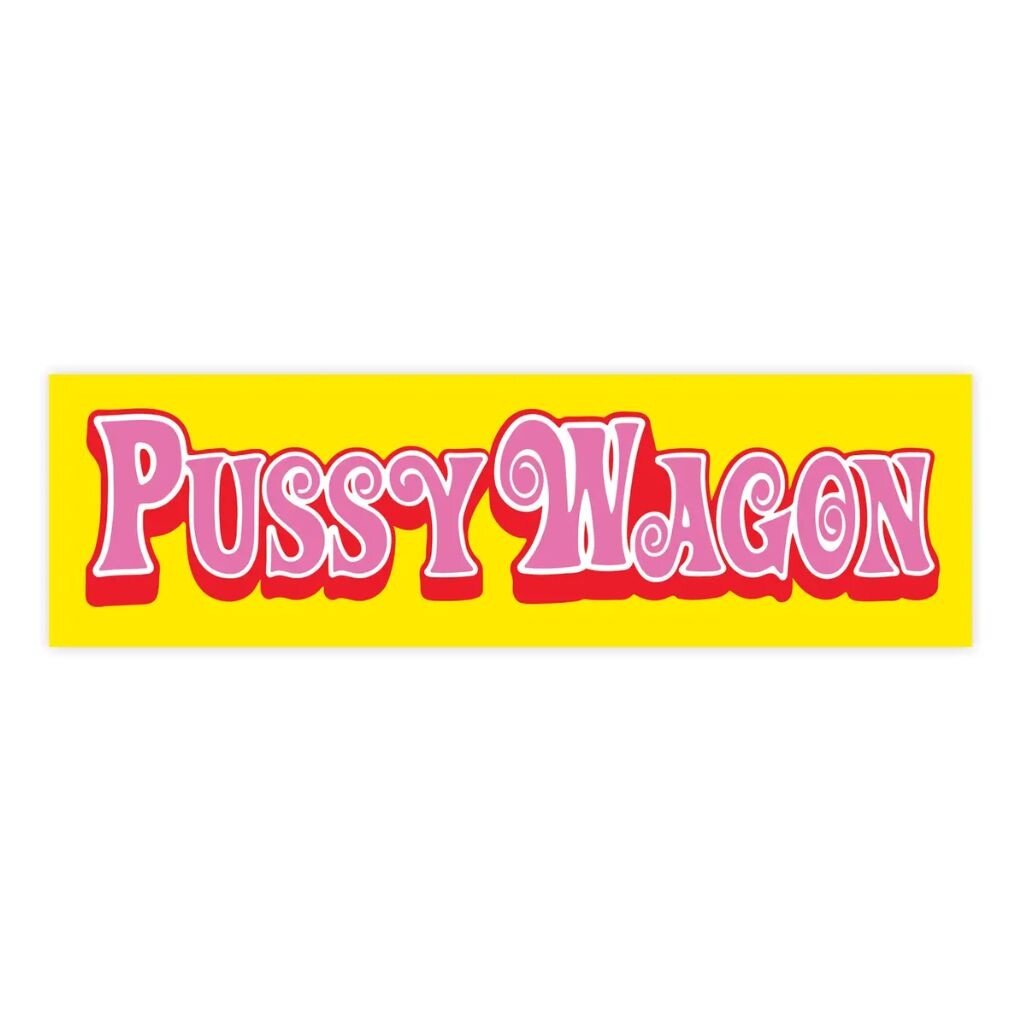 The Little Gay Shop Pussy Wagon Sticker