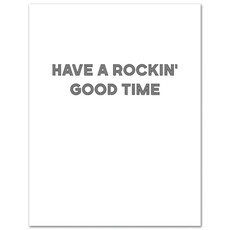 The Found The King Rockin' Good Time Birthday Card