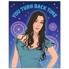 The Found Turn Back Time Cher Birthday Card