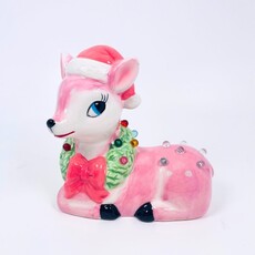 180 Degrees 5.5" Lighted Vintage Reindeer