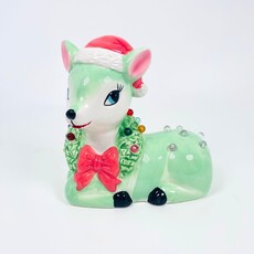 180 Degrees 5.5" Lighted Vintage Reindeer