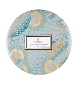 Voluspa California Summers 3 Wick Tin Candle