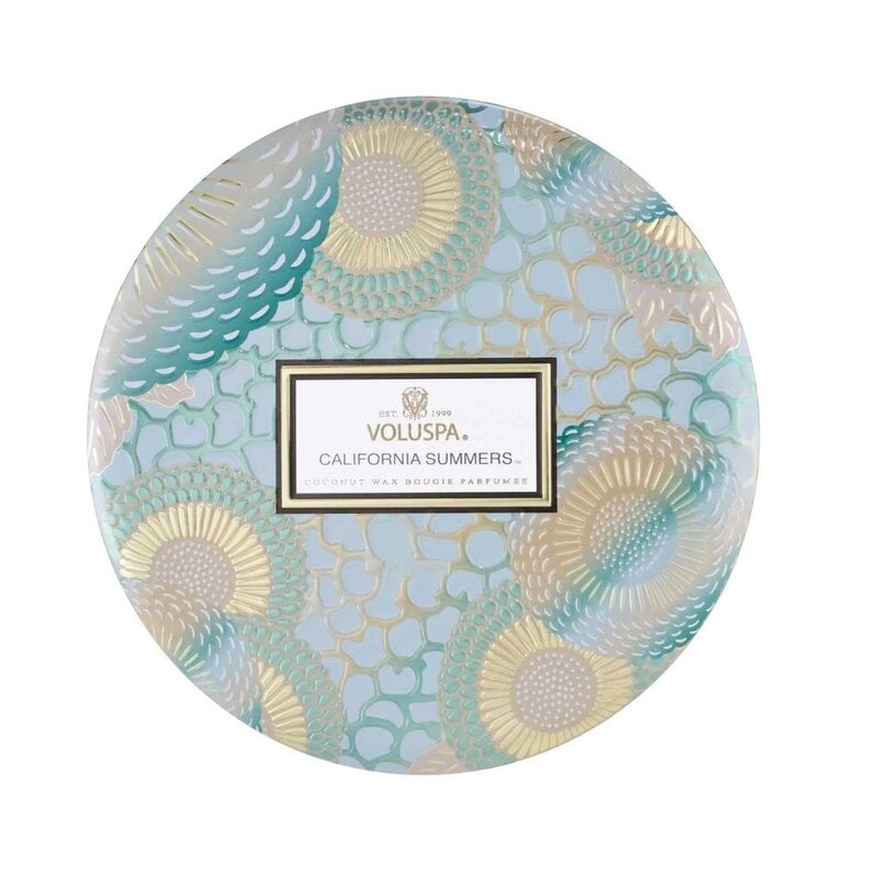 Voluspa California Summers 3 Wick Tin Candle