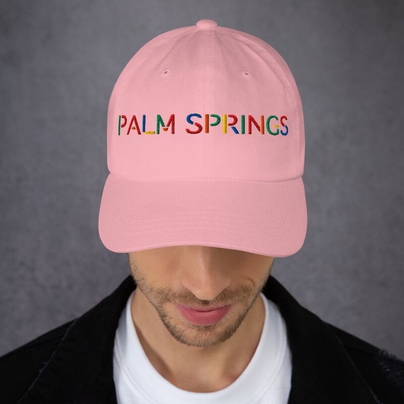 Peepa's Palm Springs 1980s Pink Dad Hat