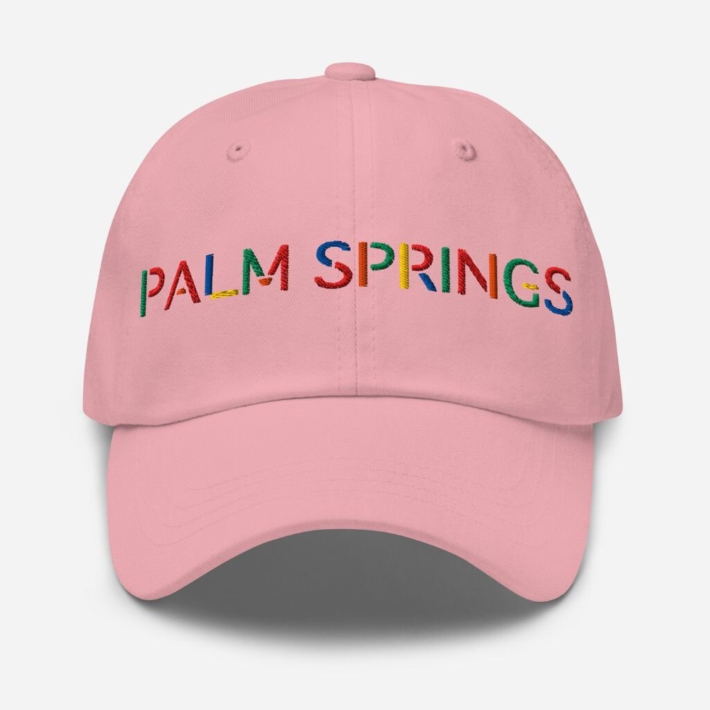Peepa's Palm Springs 1980s Pink Dad Hat
