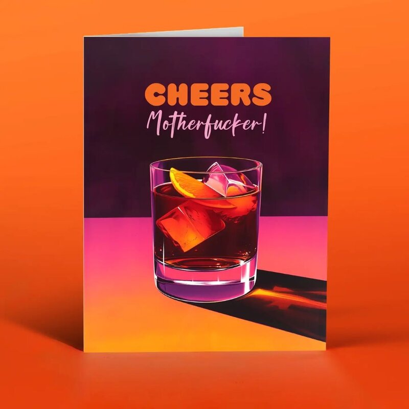 Offensive & Delightful Old Fashioned Congratulations Card