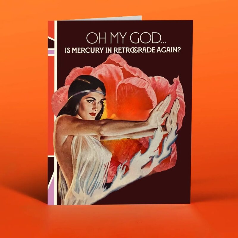 Offensive & Delightful Mercury in Retrograde! Everyday Card