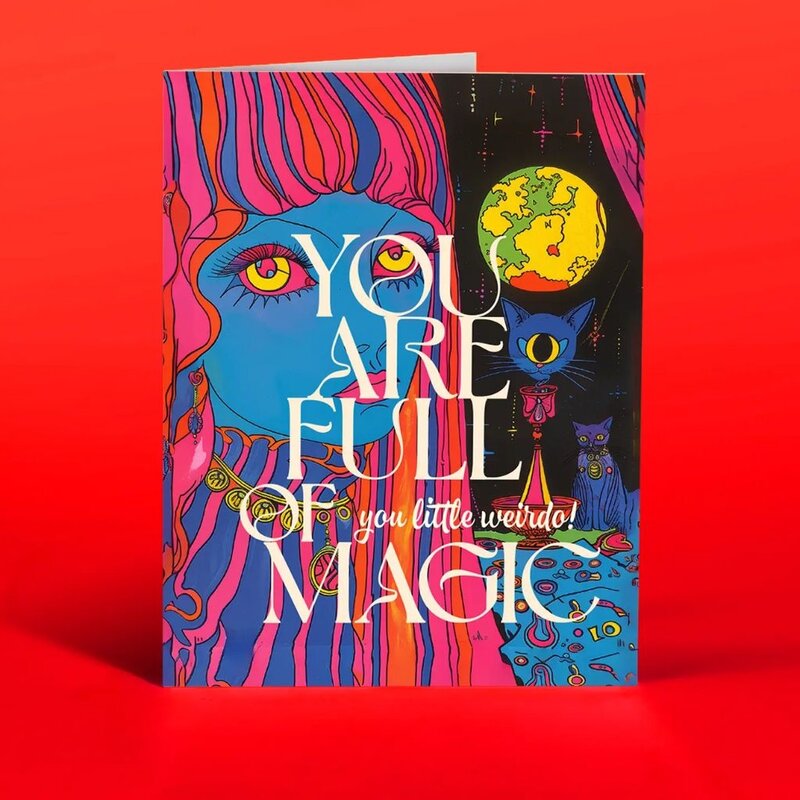Offensive & Delightful Magic Weirdo All Occasions Card