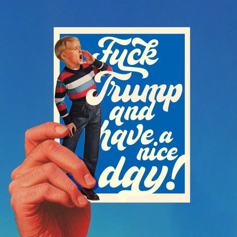 Offensive & Delightful Fuck Trump And Have A Nice Day Card