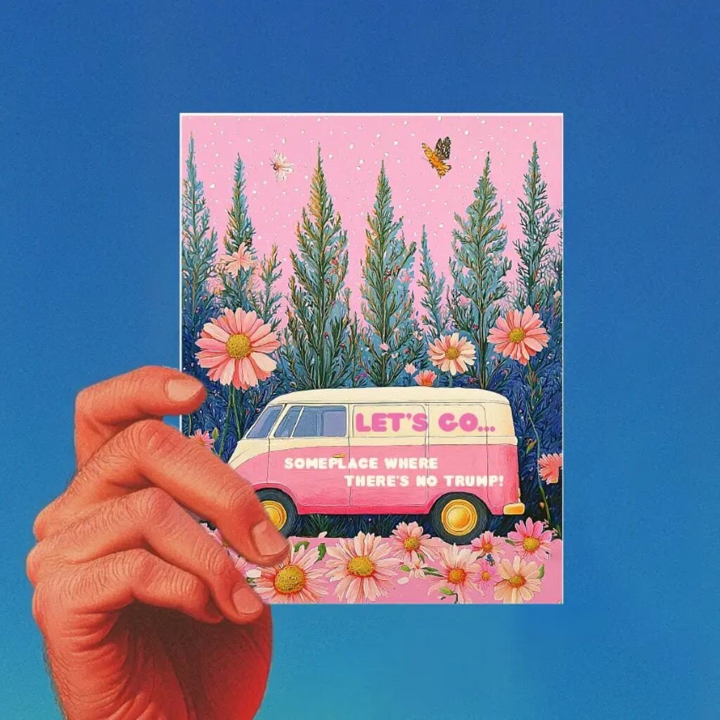 Offensive & Delightful Pink Van No Trump Card