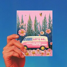 Offensive & Delightful Pink Van No Trump Card