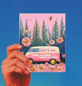 Offensive & Delightful Pink Van No Trump Card