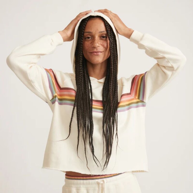 Marine Layer Anytime Cropped Hoodie